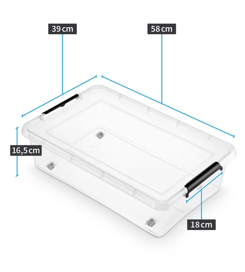 SimpleStore Box BEDROLLER - 58x39x16 cm (29L)