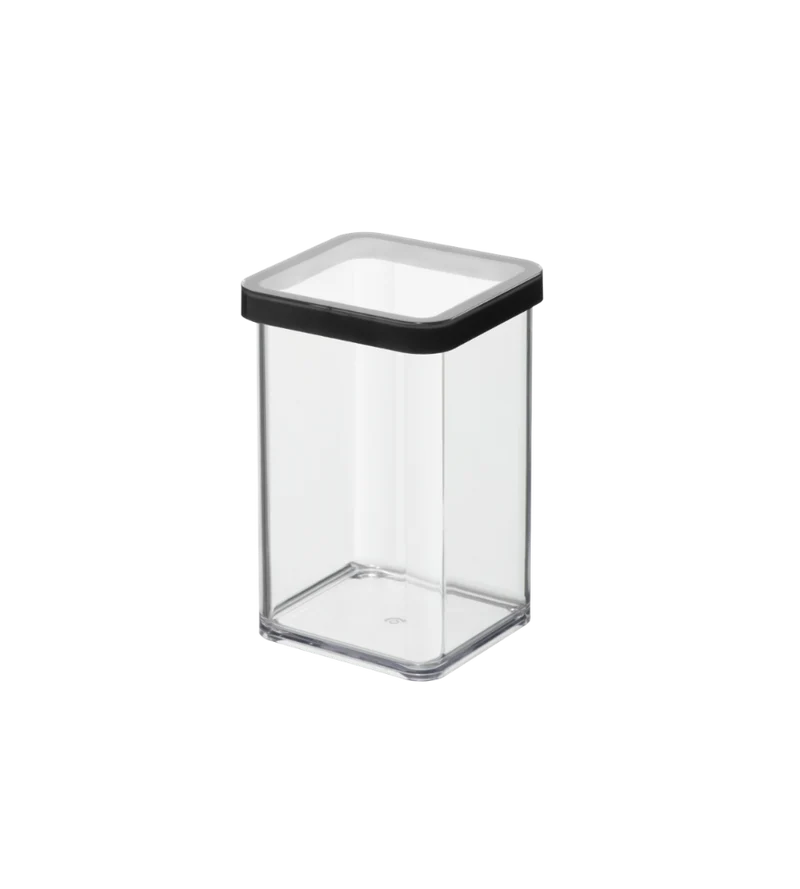 LOFT Vorratsdose Schwarz - 10x10x14.2cm (1L)