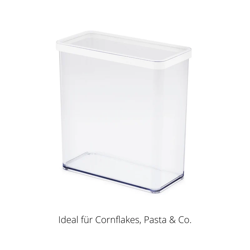 LOFT Vorratsdose Weiss - 20x10x21.4cm (3.2L)