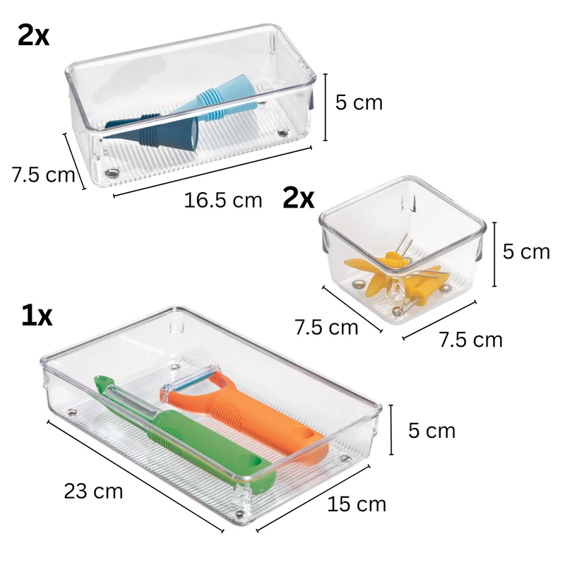 Schubladen Organizer-Set LINUS (5-teilig)
