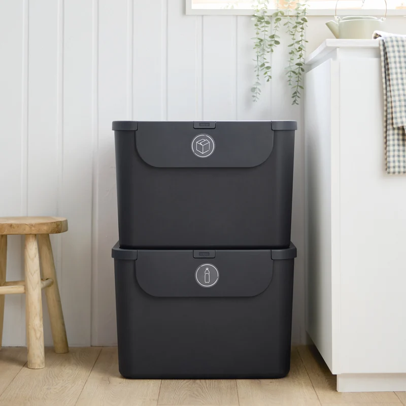 Recyclingbehälter 55 l - 2er Set ALBULA