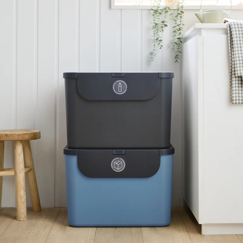 Recyclingbehälter 55 l - 2er Set ALBULA