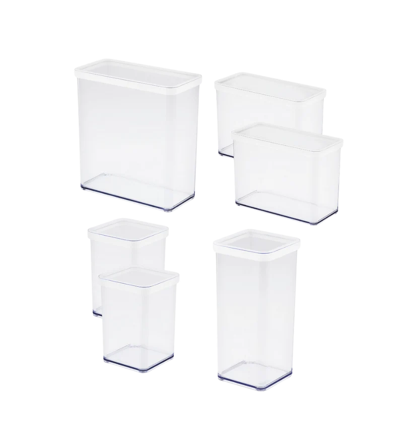 Vorratsdosen-Set LOFT Weiss (6-teilig)