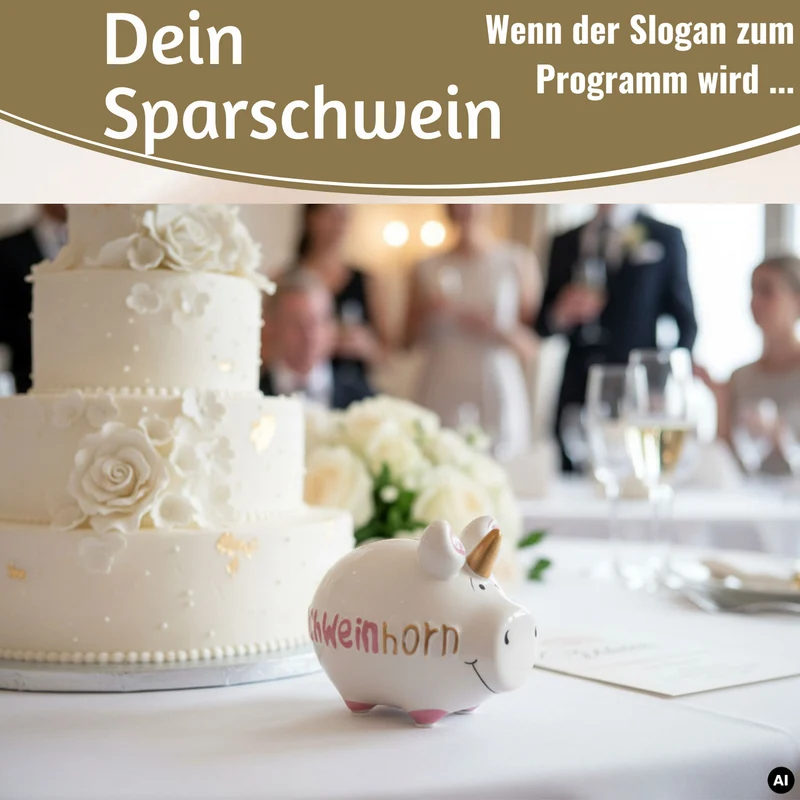 Keramik Sparschwein Spruch Schweinhorn Weiß Rosa Gold Spardose Sparbüchse