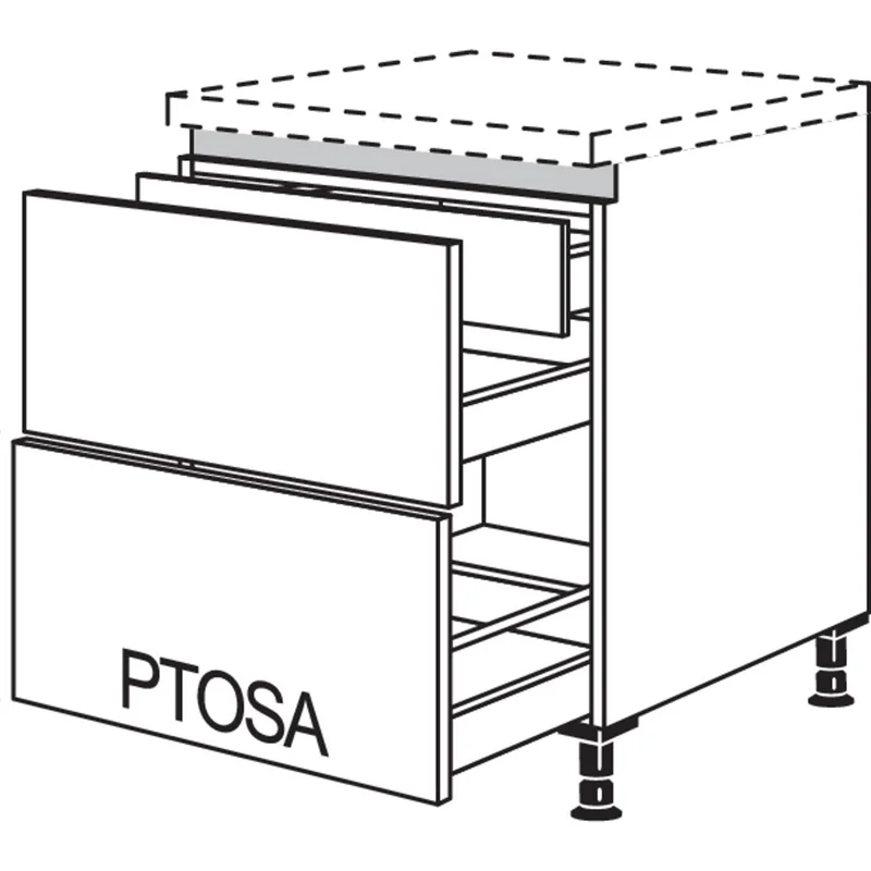 nobilia Auszugschrank LUI2A45 45 cm