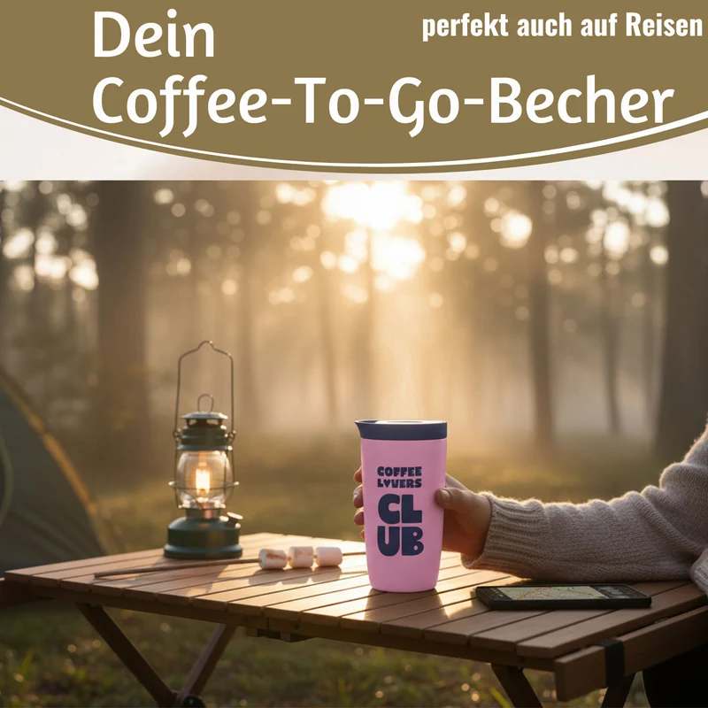 Edelstahl Thermobecher 350ml Coffee Lovers Coffee to Go Becher Kaffeebecher Tee