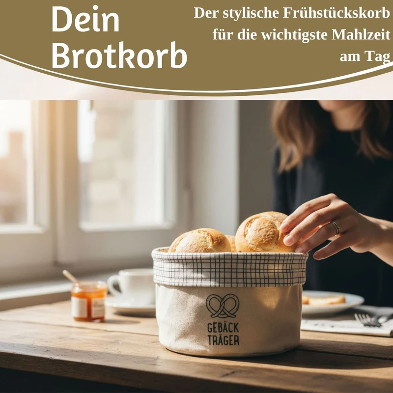 Design Brotkorb Stoffkörbchen Gebäckträger 100% Baumwolle Brotkörbchen Brötchen
