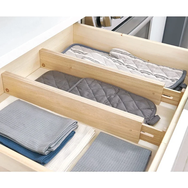 ECO - Schubladenteiler WOOD niedrig - Set 2 Stk.