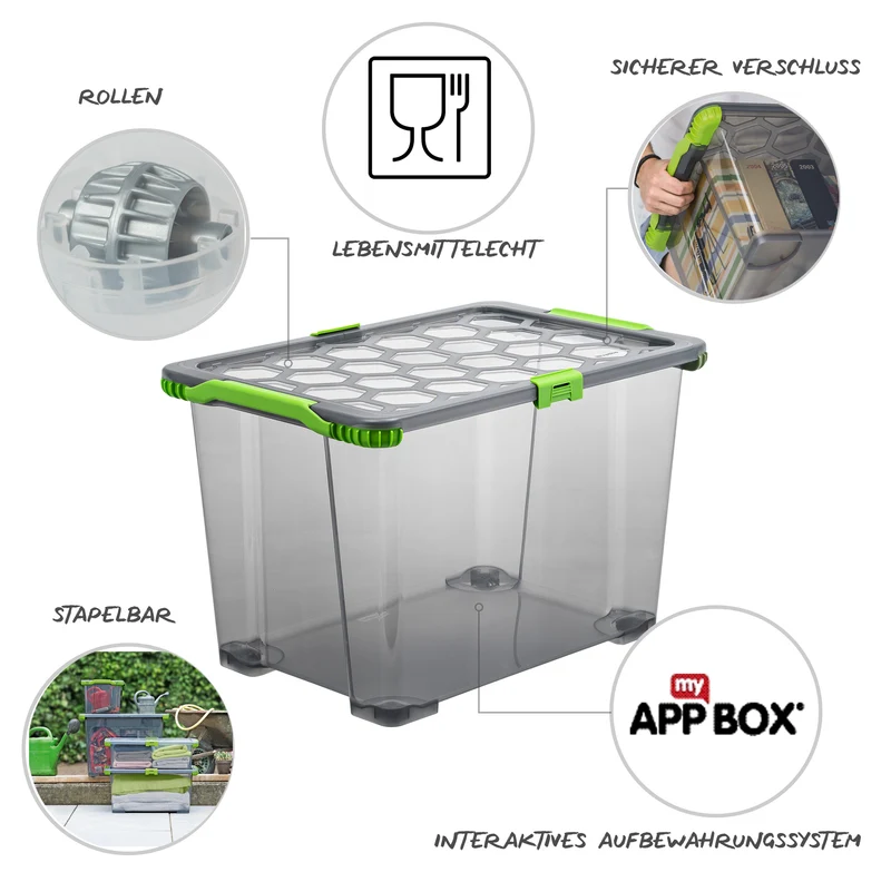 Box m. Rädern 65 l EVO TOTAL PROTECTION