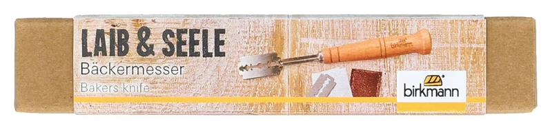 RVB Birkmann "Laib und Seele" 'Bäckermesser, 19cm, mit Holzgriff'