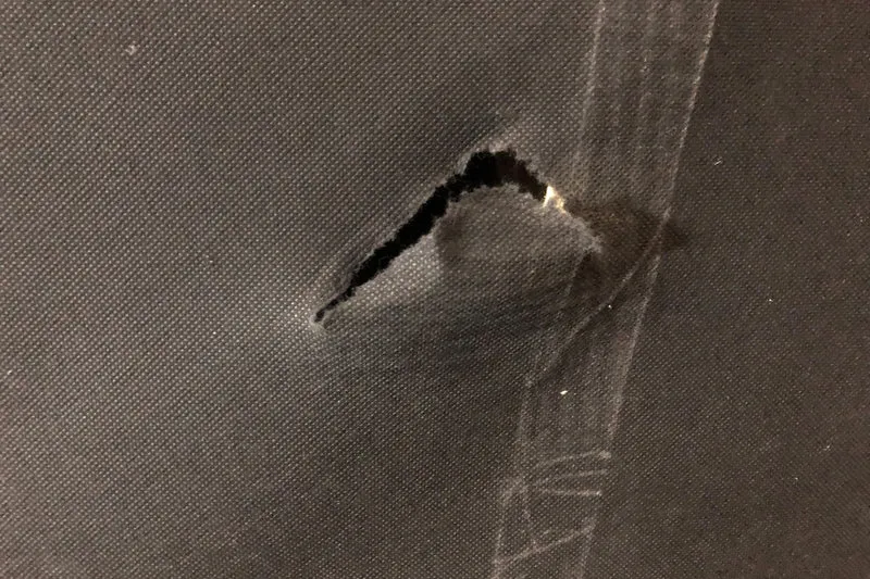 B-Ware KAWOLA Big Sofa NERLA Stoff Velvet grün