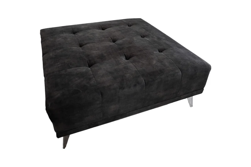 KAWOLA Hocker WIOLO velvet anthrazit