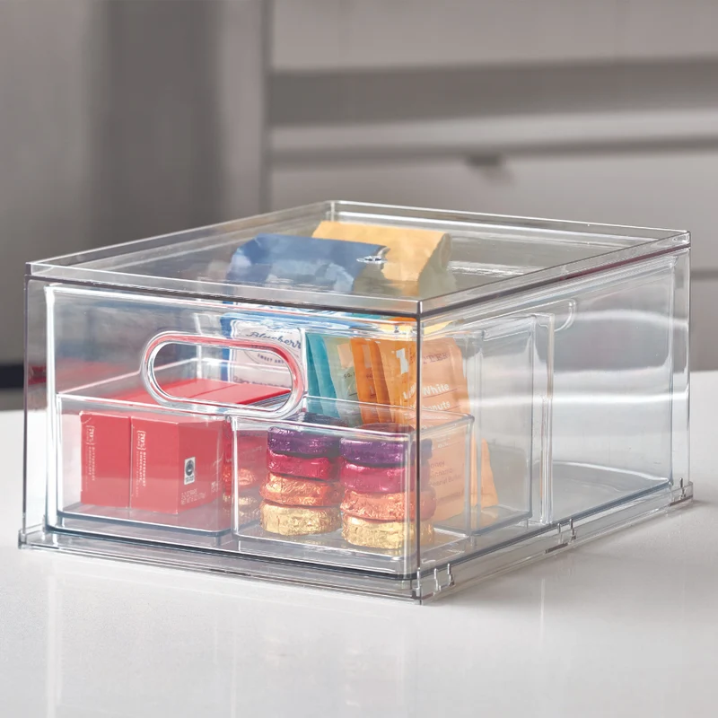 HOME EDIT - Aufbewahrungsbox Schublade KLAR - 35x26.7x19.7cm