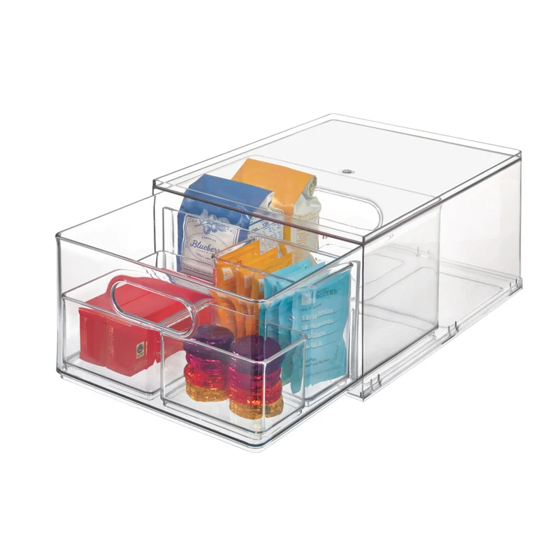 HOME EDIT - Aufbewahrungsbox Schublade KLAR - 35x26.7x19.7cm