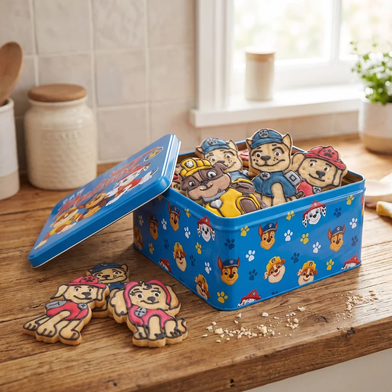 Städter, Gebäckdose Paw Patrol 'Jungs' Weißblech blau 21x21x10cm