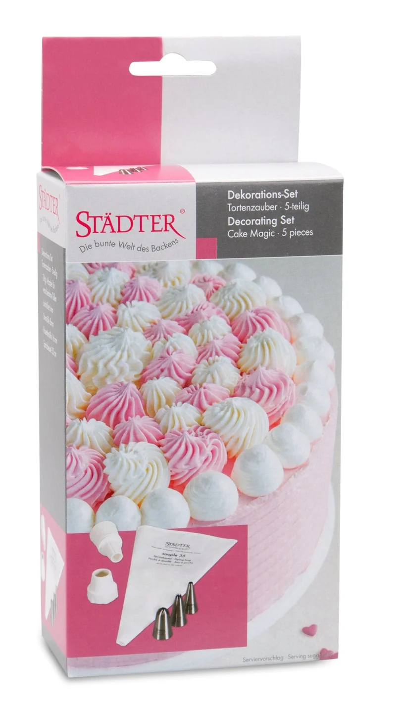 Städter 'DEKORATIONS-SET, 5 Teilig, Tortenzauber