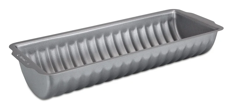Städter 'WE-LOVE-BAKING-Rehrückenform Metall Silber 30x11cm/H6cm(1500ml)