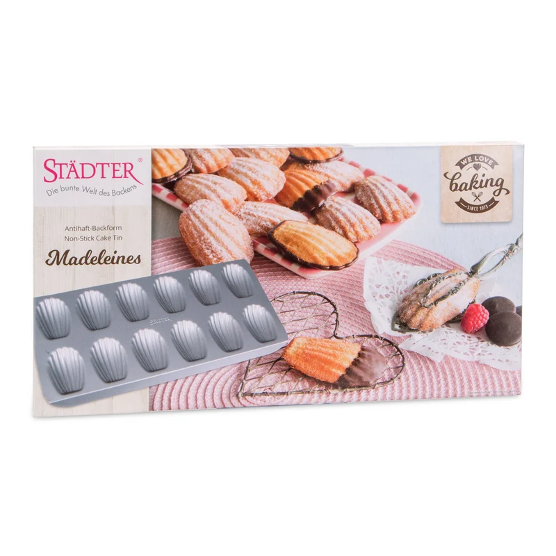 Städter 'Bärentatzen / Madeleines 40 x 20cm -We love Baking'