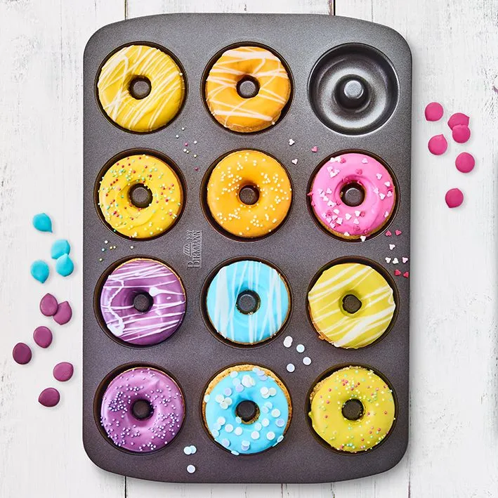 RBV Birkmann, Mini-Donut-Blech, 12-fach D7cm, "Easy Baking"