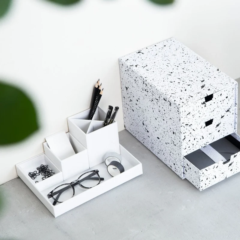 LENA Schreibtisch Organizer - Weiss