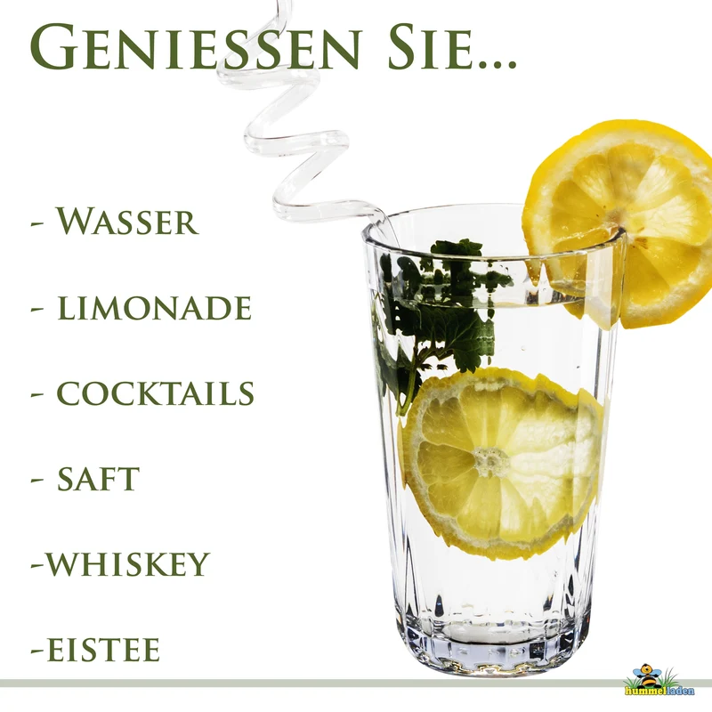 Melamin Geschirr Set Adria Blue für 4 Personen - 16 Teile Blau - mit klarem Trinkglas 300 ml aus Acryl Steingutoptikgeschirr