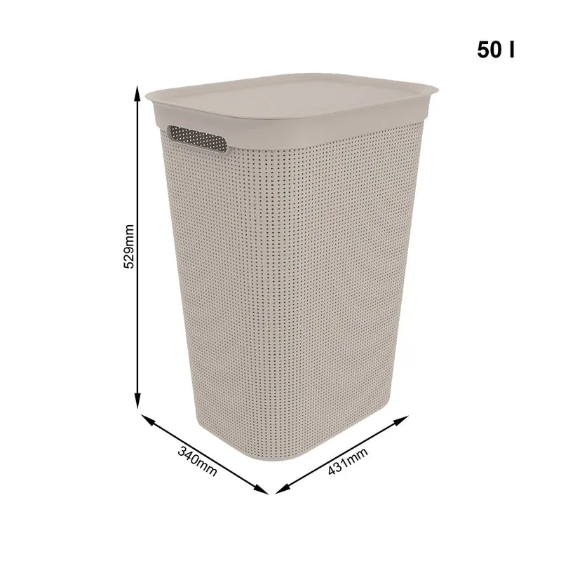 3er Set Wäschesammler 50 l BRISEN