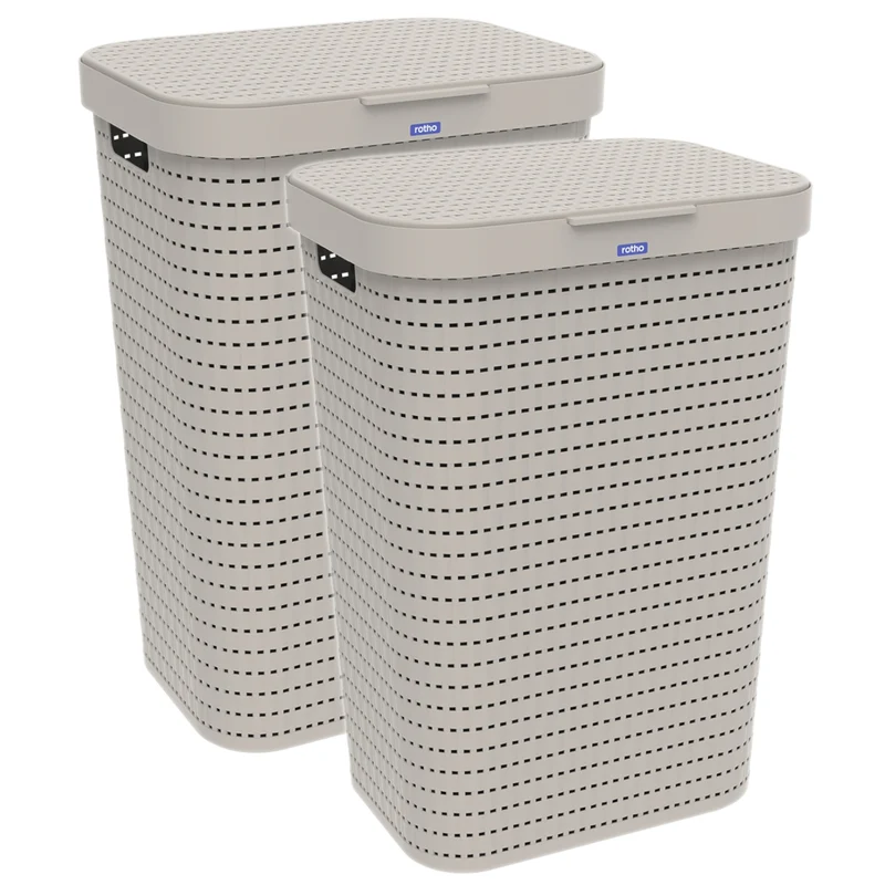2er Set Wäschesammler 55 l COUNTRY