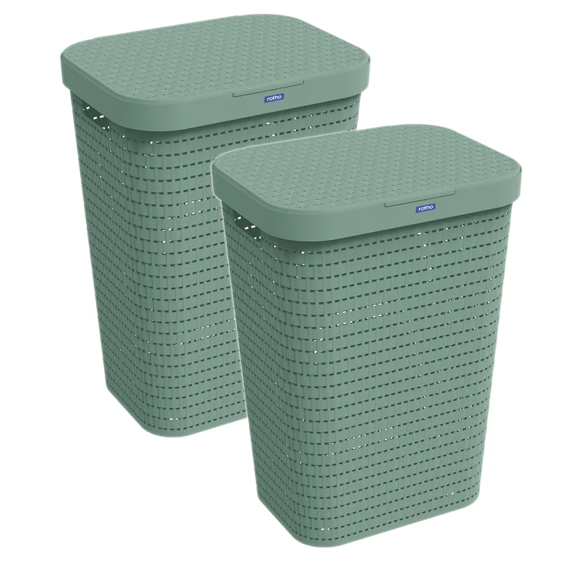 2er Set Wäschesammler 55 l COUNTRY