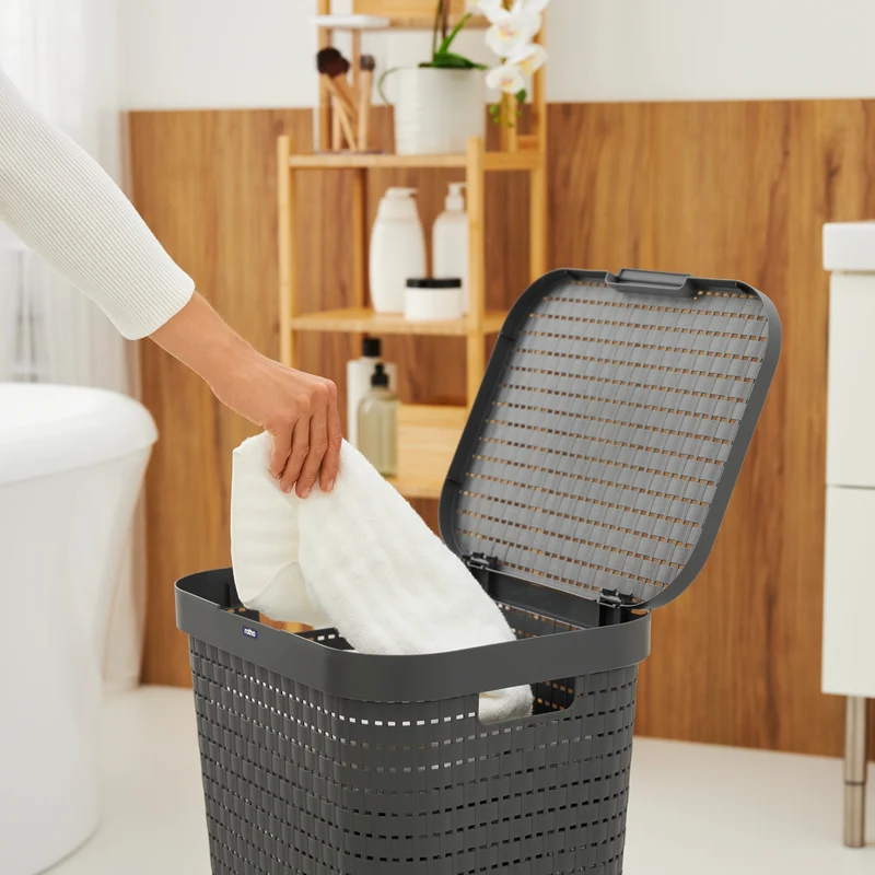 2er Set Wäschesammler 55 l COUNTRY