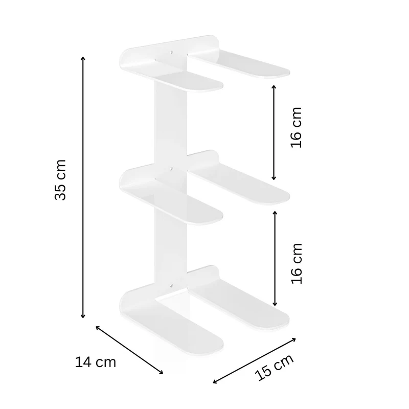 Metall Schweberegal Prosa 2er Set