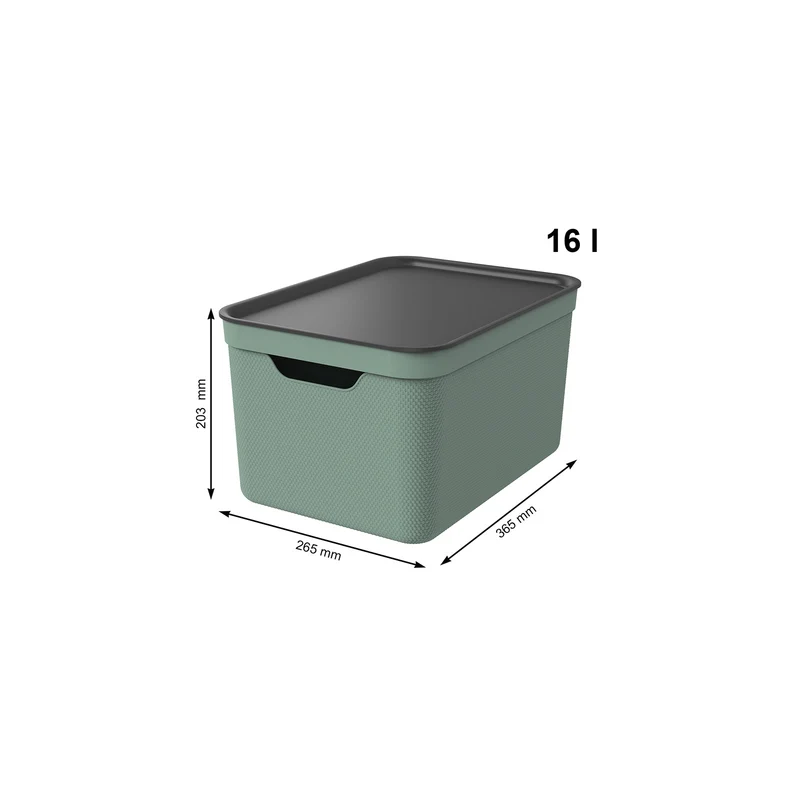 3er Set Dekobox mit Deckel DIN A4 JIVE