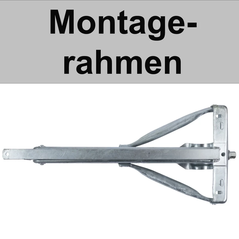 Ausdrehstütze Eckstütze für Wohnwagen Anhänger mit festem Fuß aus feuerverzinktem Stahl 50 cm Stützbein 1100kg Tragkraft geeignet für Caravan Trailer Abstützung - Nivelierstütze