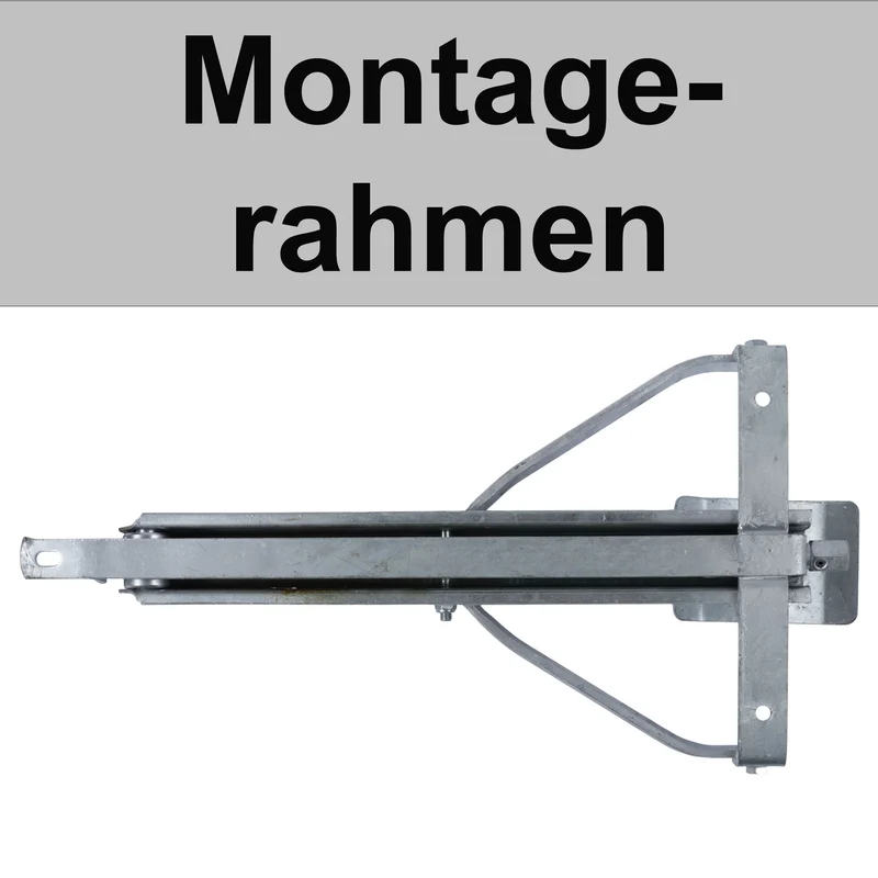 Ausdrehstütze Eckstütze für Wohnwagen Anhänger mit Gelenkfuß aus feuerverzinktem Stahl 45 cm Stützbein 500kg Tragkraft geeignet für Caravan Trailer Abstützung - Gesamtgewicht bis 1000 kg - Nivelierstütze