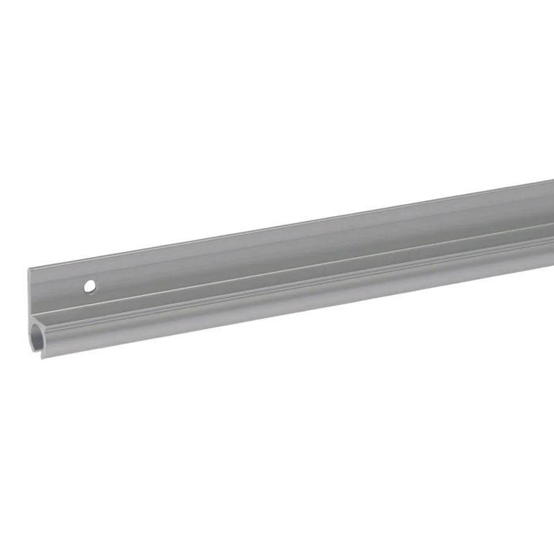 Alu Kederschiene - 1 Meter - Kederleiste - Neigung 0° - Ø9mm (passend für 6-8mm Keder) - Aluminium Kederprofil Leiste für Wohnwagen Wohnmobil Vorzelt Sonnensegel Schürzenleiste Vorzeltschiene