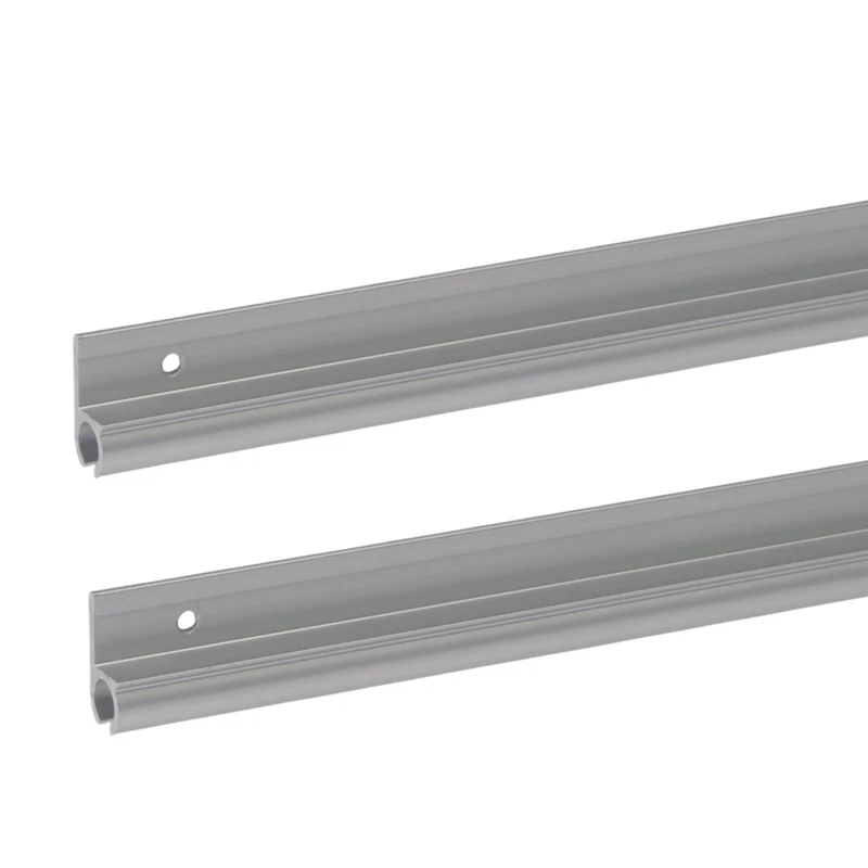 Alu Kederschiene - 1 Meter - Kederleiste - Neigung 0° - Ø9mm (passend für 6-8mm Keder) - Aluminium Kederprofil Leiste für Wohnwagen Wohnmobil Vorzelt Sonnensegel Schürzenleiste Vorzeltschiene