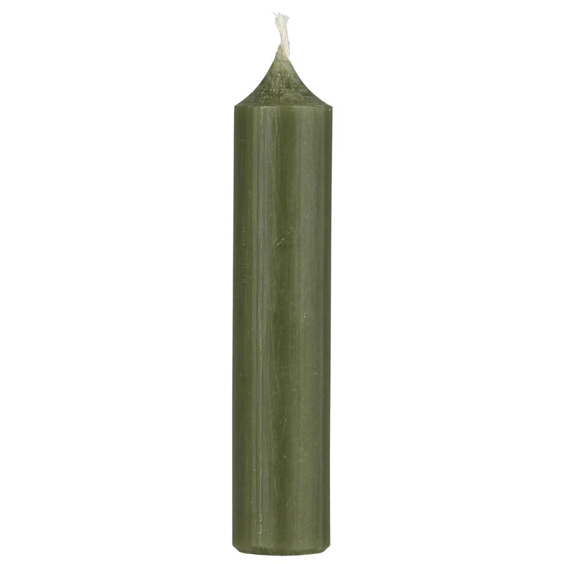 Exklusive Stabkerzen Ribe Rustik 6´er Set Waldgrün 11x2,2cm Made in Denmark Spitzkerzen