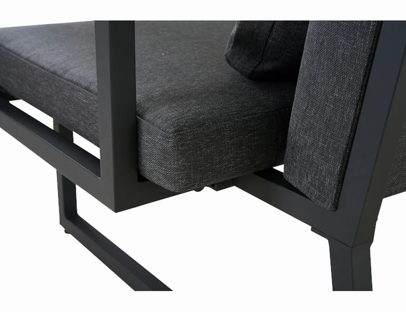 Lounge 3er Sofa verstellbar