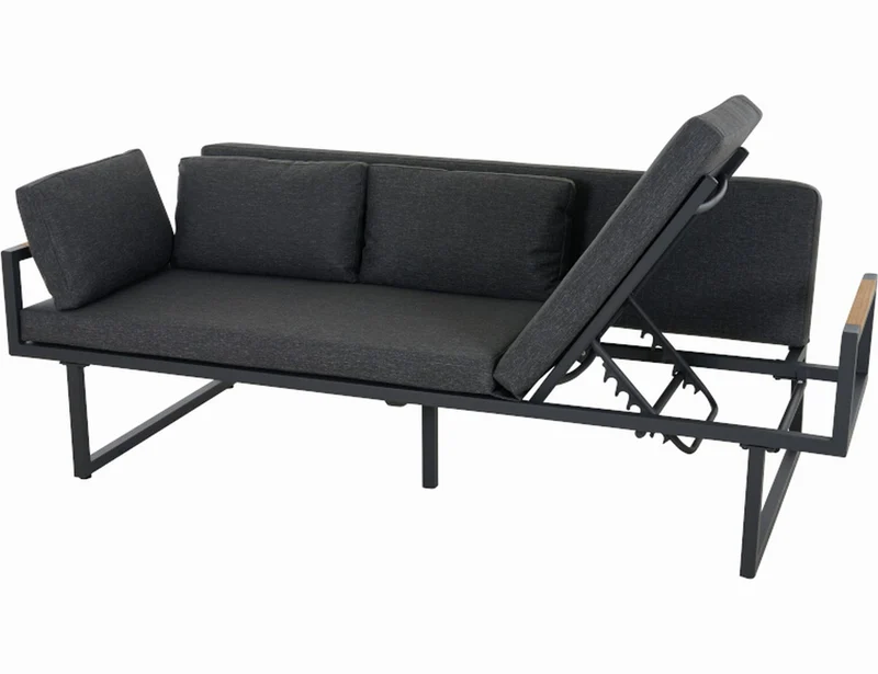 Lounge 3er Sofa verstellbar