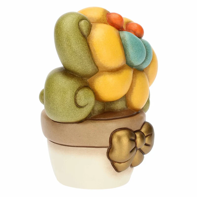 THUN Figur 'Vase mit Pflanze gelb, mittel' 2023