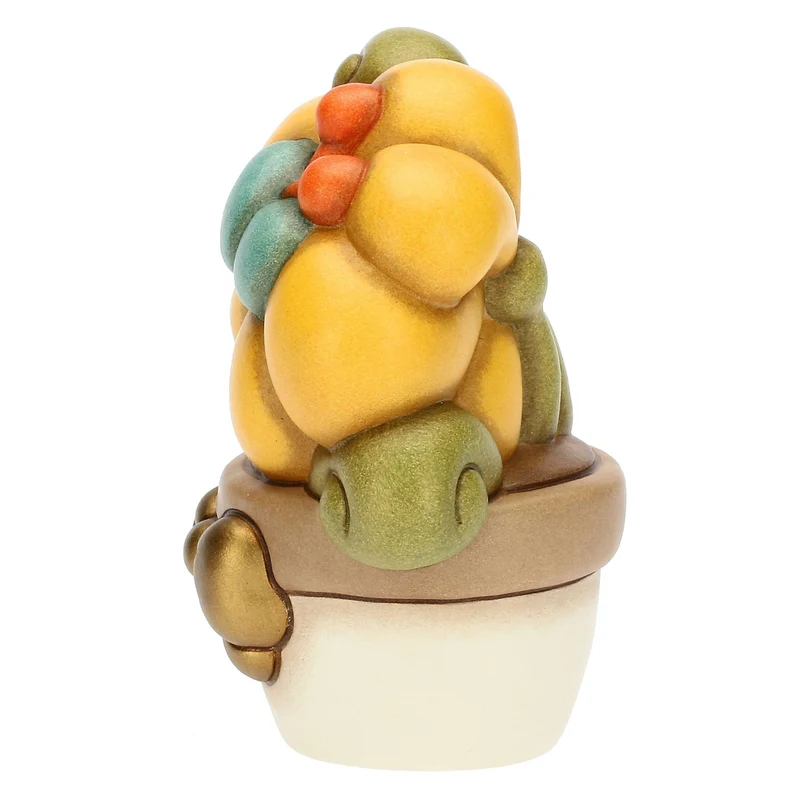 THUN Figur 'Vase mit Pflanze gelb, mittel' 2023