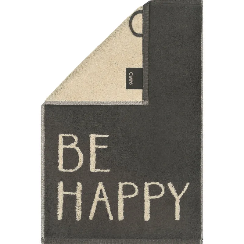 Cawö - Postcard Towels, be Happy, 30/50cm