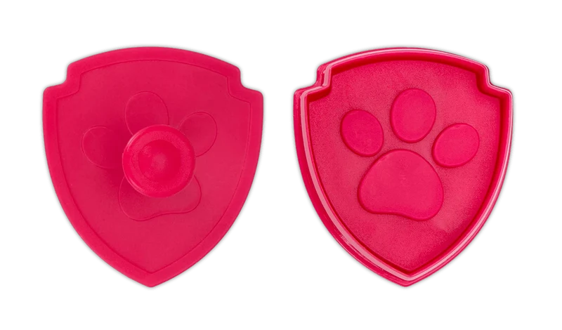 Städter, Präge-Ausstecher mit Auswerfer Paw Patrol 'Abzeichen Pfote' 5,5cm