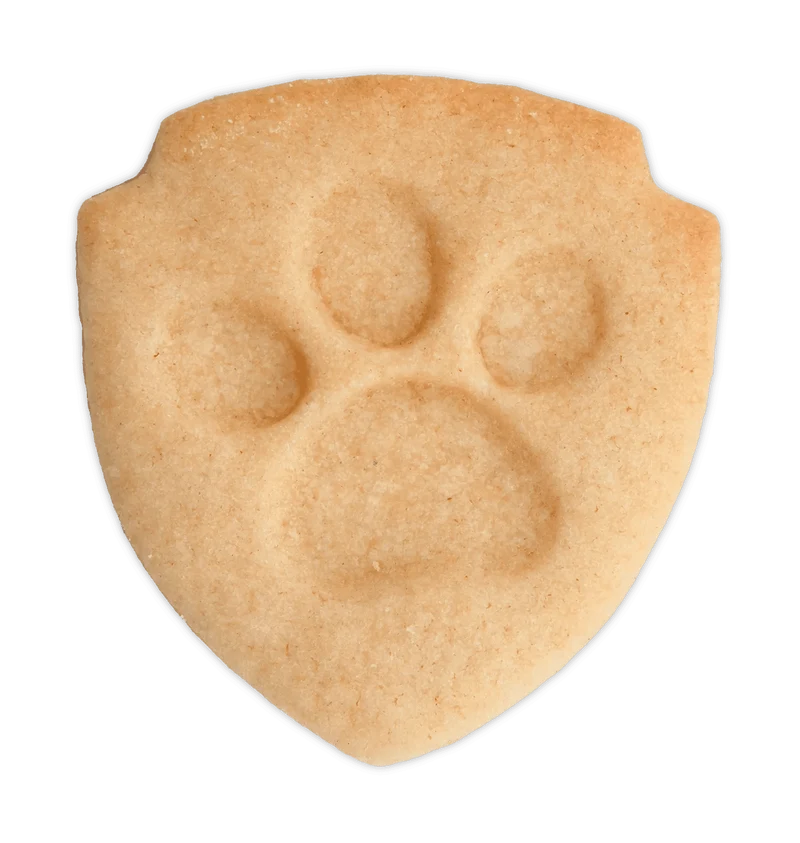 Städter, Präge-Ausstecher mit Auswerfer Paw Patrol 'Abzeichen Pfote' 5,5cm