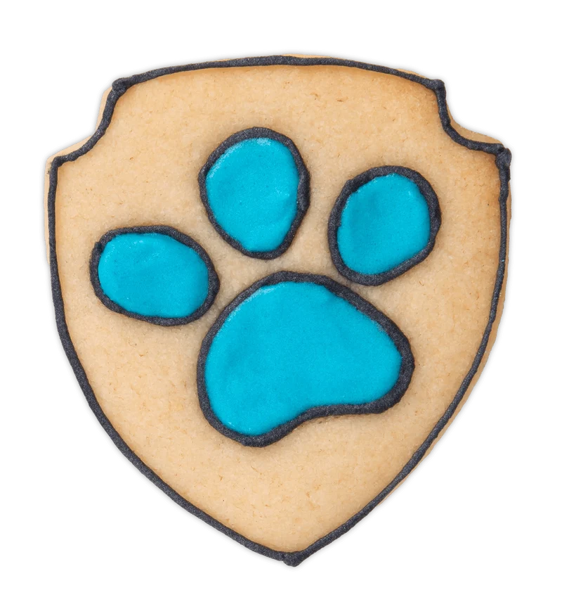 Städter, Präge-Ausstecher mit Auswerfer Paw Patrol 'Abzeichen Pfote' 5,5cm