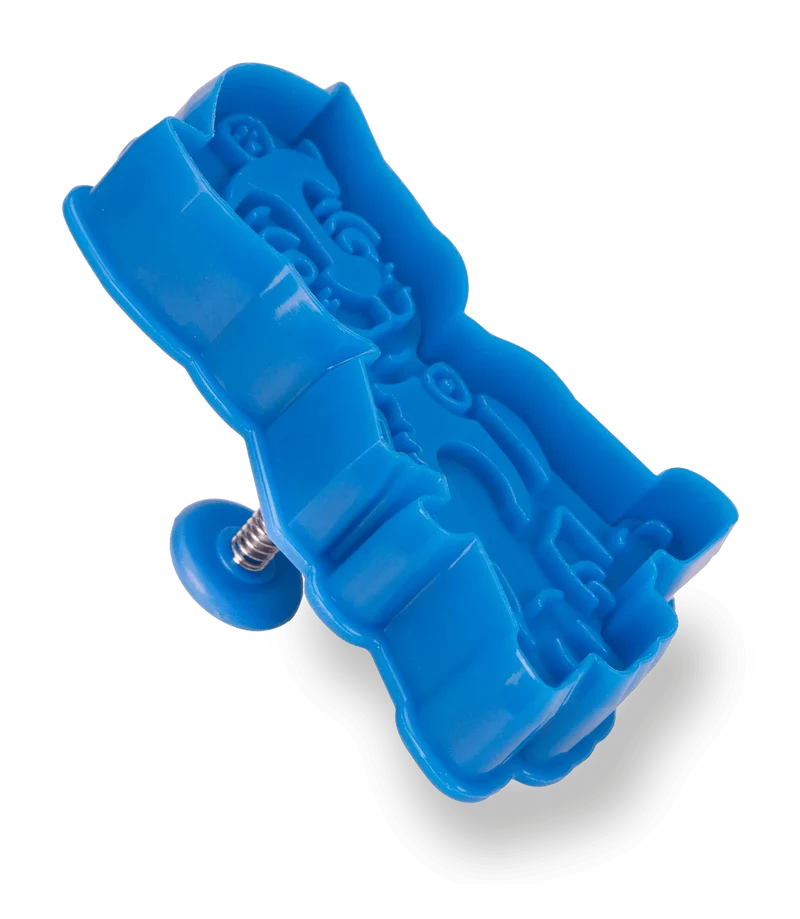 Städter, Präge-Ausstecher mit Auswerfer Paw Patrol 'Abzeichen Chase' 8,0cm
