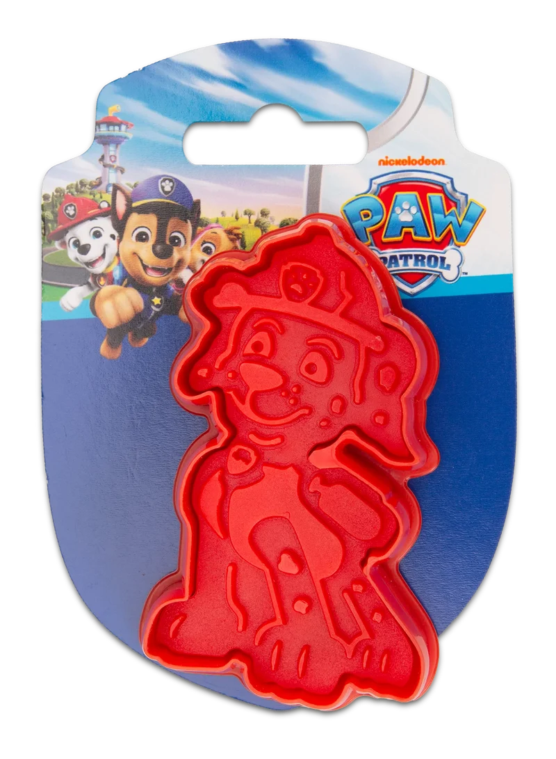 Städter, Präge-Ausstecher mit Auswerfer Paw Patrol 'Abzeichen Marshall' 7,5cm
