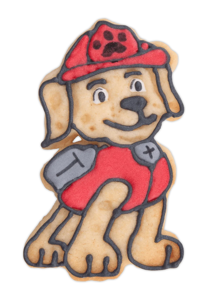 Städter, Präge-Ausstecher mit Auswerfer Paw Patrol 'Abzeichen Marshall' 7,5cm