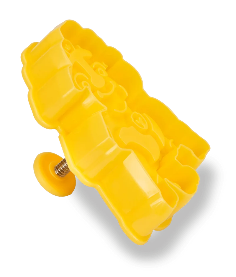 Städter, Präge-Ausstecher mit Auswerfer Paw Patrol 'Abzeichen Rubble' 7cm
