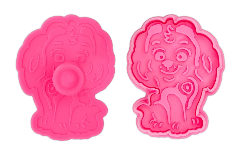 Städter, Präge-Ausstecher mit Auswerfer Paw Patrol 'Abzeichen Skye' 6,5cm