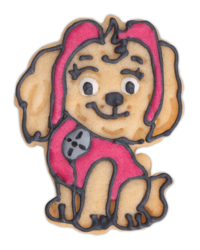 Städter, Präge-Ausstecher mit Auswerfer Paw Patrol 'Abzeichen Skye' 6,5cm